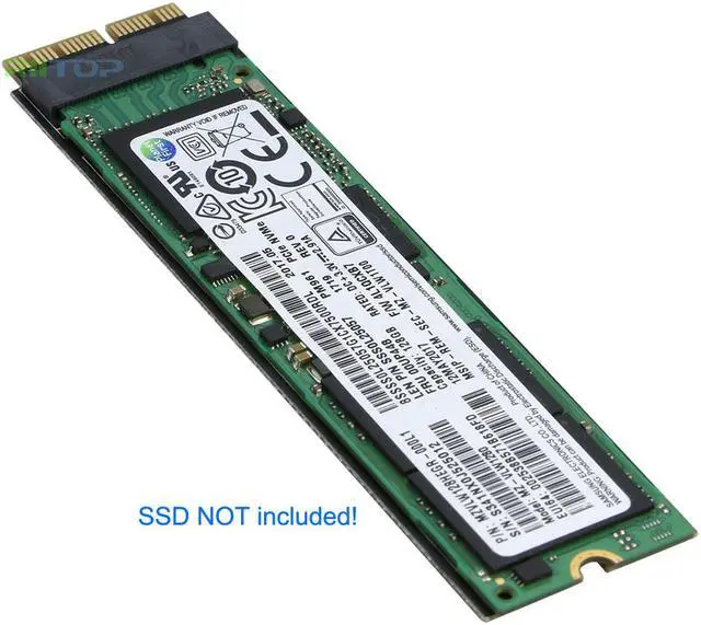 Alt view image 5 of 6 - M.2 NVMe SSD Convert Adapter Card for MacBook Air Pro Retina (Year 2013-2017), NVME/AHCI SSD Upgraded Kit for A1465 A1466 A1398 A1502