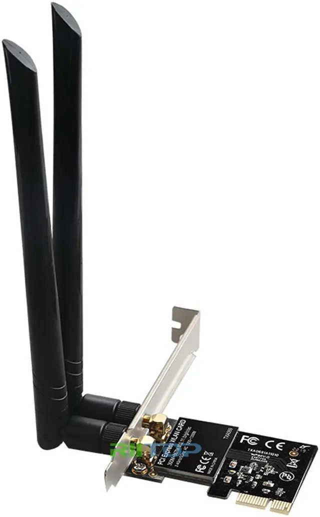 Alt view image 5 of 6 - RIITOP 1200M PCI-e Express WIFI Card Adapter Wireless AC Dual-Band 2.4G 5G with Realtek 8112AE Chipset