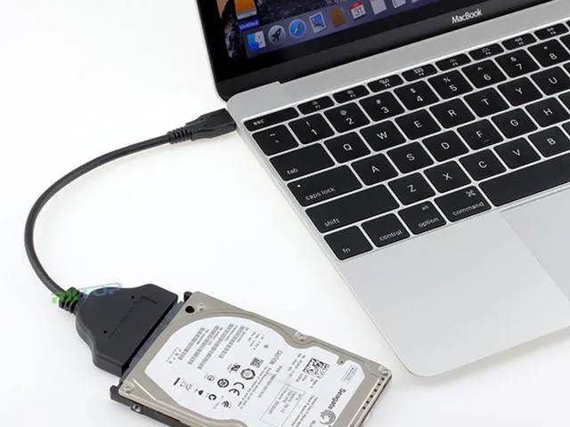Alt view image 2 of 7 - RIITOP USB C to SATA Adapter Cable Converter for 2.5 inch SATA III / II / I  HDD SSD, Support UASP SATA 6G, USB 3.1 Gen1 Hi Speed 5Gb