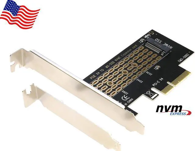 Main image of RIITOP NVMe PCIe Adapter, PCI-e 3.0 x4 to NVMe AHCI SSD Converter Adapter Card for M Key M.2 NVMe 2280 2260 2242 2230 mm SSD Hard Drive