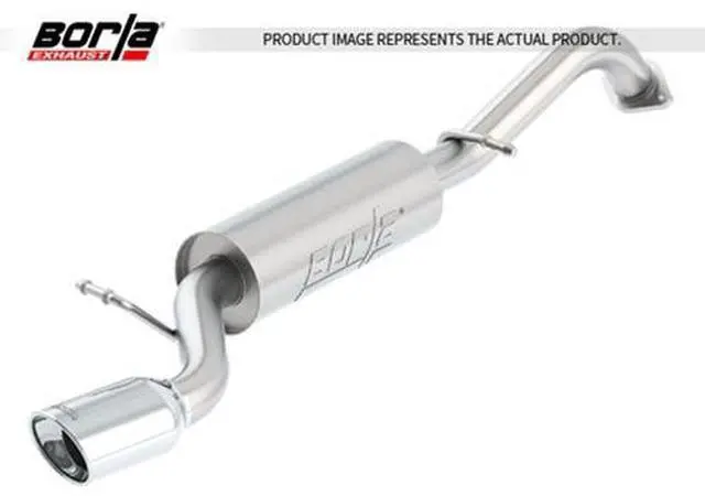 Alt view image 6 of 8 - Borla 11897 S-Type; Rear Section Exhaust Fits 14-15 Corolla