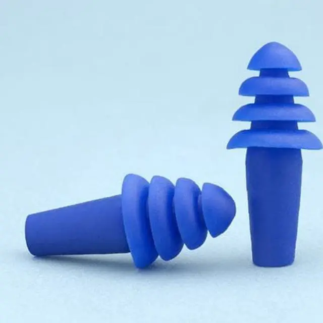 Alt view image 3 of 7 - DELTA PLUS EP-411 Quattro(TM) Reusable Rubber Vinyl Ear Plugs, Flanged Shape,