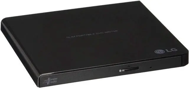 Main image of LG Electronics 8X USB 2.0 Portable DVD RW External Drive (Black) GP65NB60