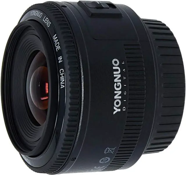 Alt view image 2 of 2 - yongnuo yn35mm f2 lens 1:2 af/mf wide-angle fixed/prime auto focus lens for canon ef mount eos camera