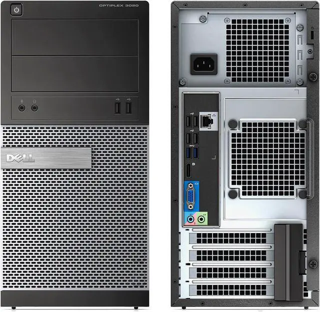 Alt view image 5 of 6 - Dell OptiPlex 3020, Minitower, Intel Core i7-4770 @ 3.40 GHz, 8GB DDR3, NEW 240GB SSD, DVD-RW, Wi-Fi, USB to HDMI Adapter, NEW Keyboard + Mouse, No Operating System