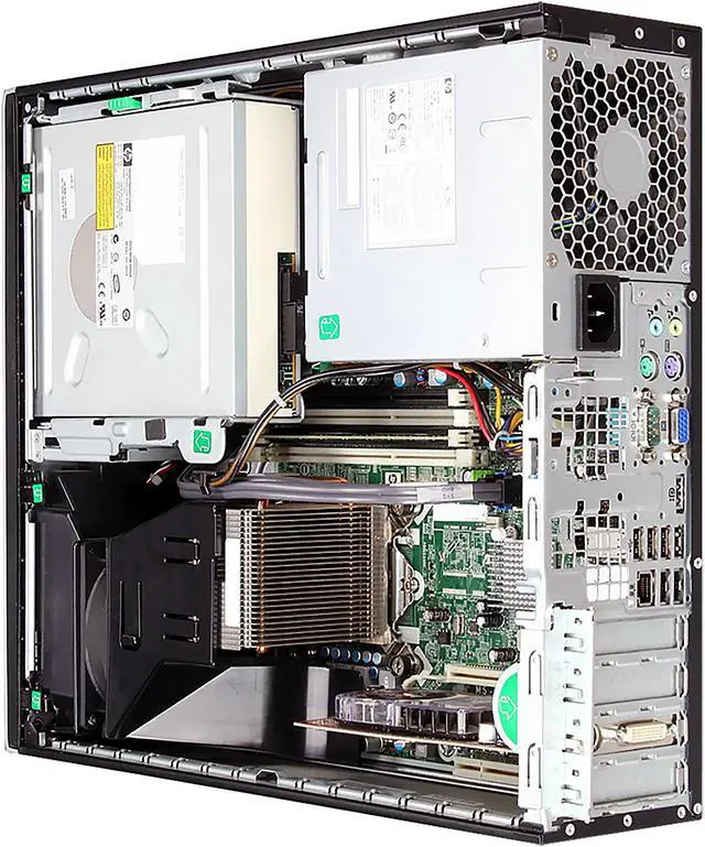 Alt view image 3 of 3 - HP Compaq Elite 8300, Small Form Factor, Intel Core i7-3770 @ 3.40 GHz, 16GB DDR3, 500GB HDD, DVD-RW, No Operating System