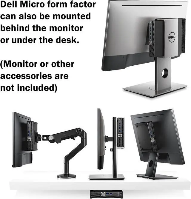 Alt view image 3 of 3 - Dell OptiPlex 5050, Micro, Intel Core i5-7500 @ 3.40 GHz, 32GB DDR4, NEW 240GB SSD, DVD-RW, No Operating System