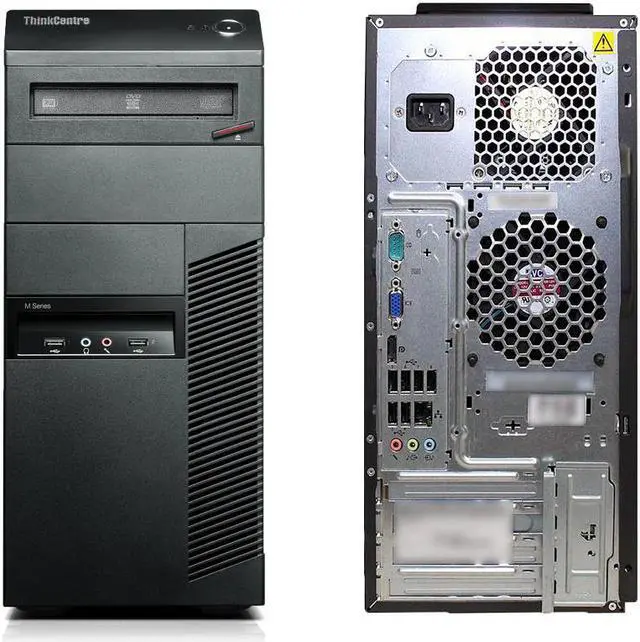 Alt view image 2 of 3 - Lenovo ThinkCentre M92p, Tower, Intel Core i7-3770 @ 3.40 GHz, 8GB DDR3, 1TB HDD, DVD-RW, Wi-Fi, USB to HDMI Adapter, NEW Keyboard + Mouse, Microsoft Windows 10 Home 64-bit