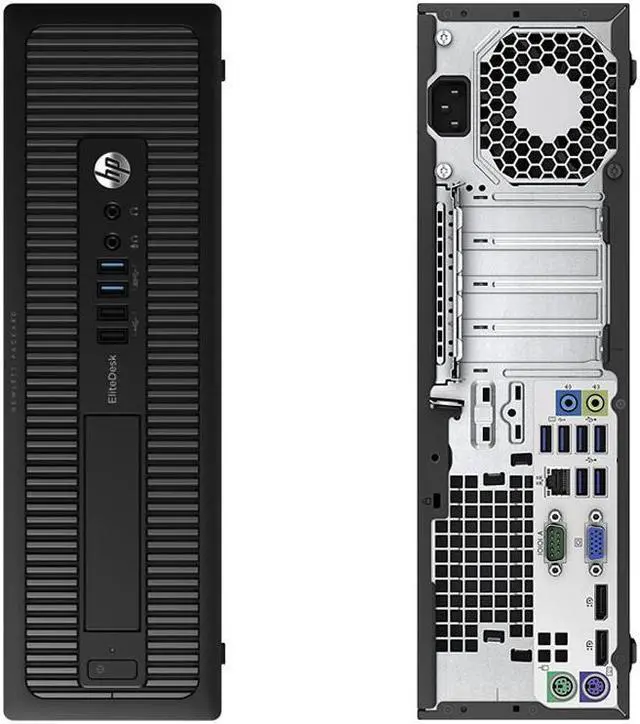 Alt view image 2 of 2 - HP EliteDesk 800 G1, Small Form Factor, Intel Core i5-4670 @ 3.40 GHz, 32GB DDR3, 2TB HDD, DVD-RW, Microsoft Windows 10 Home 64-bit