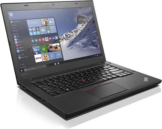 Alt view image 2 of 4 - Lenovo ThinkPad T460, 14" HD Laptop, Intel Core i5-6300U @ 2.40 GHz, 16GB DDR3, NEW 500GB M.2 SSD, Bluetooth, Webcam, Microsoft Windows 10 Pro 64-bit