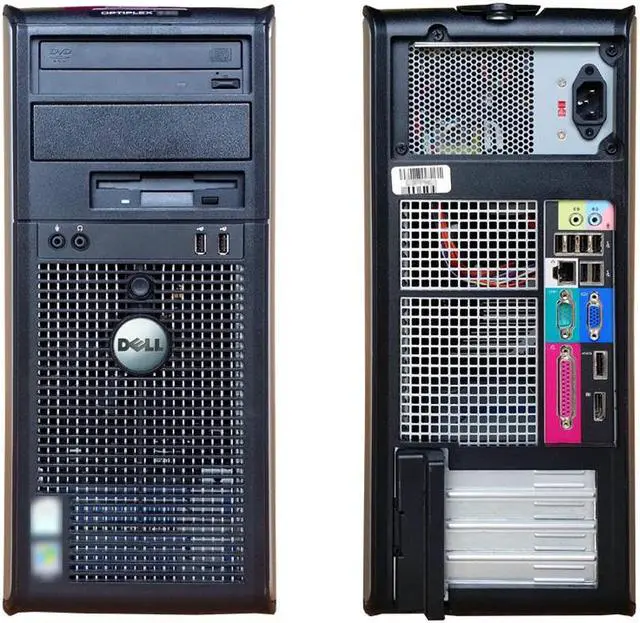DELL - DELL OptiPlex 780 Core2Duo E7500 2台セット Dell Optiplex 780 MT Intel Core 2 Duo E7500 2.93GHz 3GB RAM