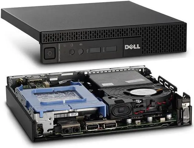 Alt view image 3 of 3 - Dell OptiPlex 3020 MICRO/Core i5-4590T @ 2.0 GHz/8GB DDR3/250GB HDD/DVD-RW/No OS