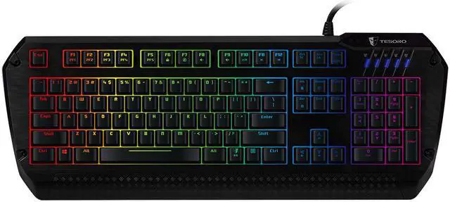 Main image of Tesoro TS-G5SFL BL Lobera Spectrum Blue Switch Single Key Full Color RGB Backlit Illuminated Mechanical Gaming Keyboard