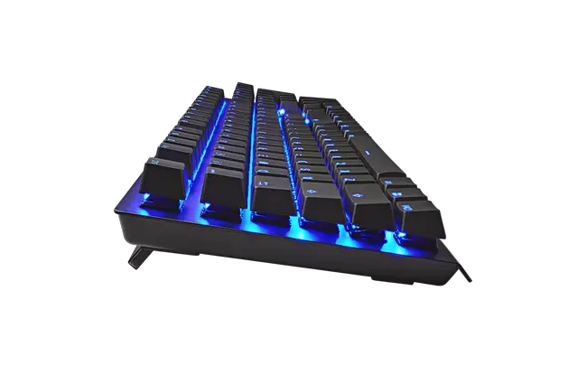 Alt view image 6 of 7 - Tesoro GRAM MX ONE TS-G11UNL Blue Cherry MX Switch PBT Keycap LED Backlit Illuminated Black Mechanical Keyboard TS-G11UNL B (BL)