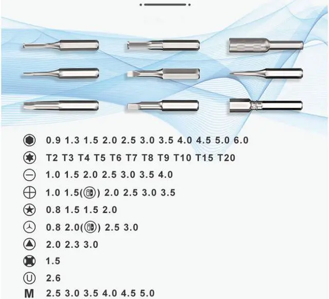 Alt view image 7 of 7 - JAKEMY 2019 New Product JM-8163 62 IN 1 Precision S-2 Screwdriver Set with Unique Open Button for Home Electronics DIY Repair