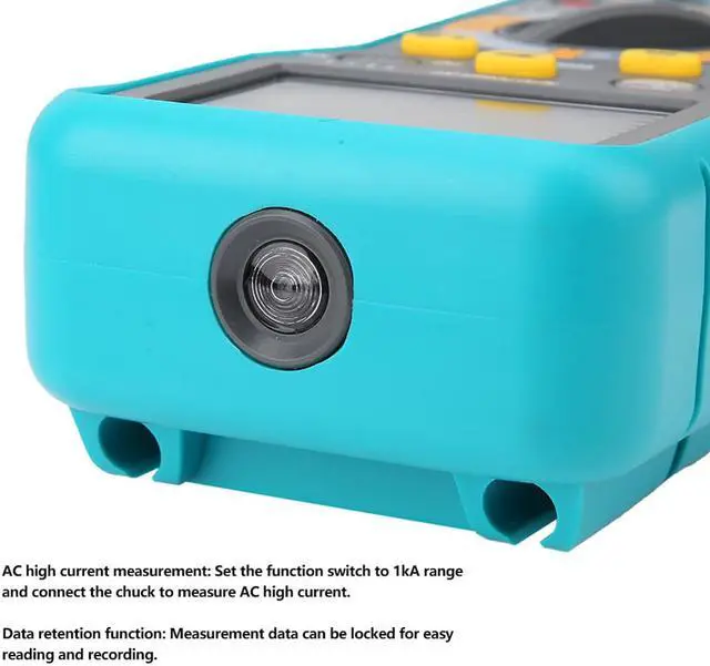 Alt view image 7 of 7 - HD80D 6000 Counts Digital Multimeter ACV/DCV Electric Hand-Held Tester Meter LCD Multimeter Electrical instrument