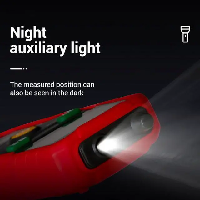 Alt view image 3 of 7 - ANENG S830 True RMS Digital Multimeter Smart Multimeter Measuring DC/AC Voltage Meter Resistance Tester with LCD Display - Red