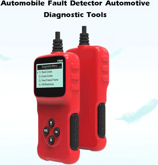 Alt view image 4 of 7 - Automobile Fault Detector Automotive Diagnostic Tools Reading Card Car Repairing Auto Diagnostic Tool Check Engine Light Interface Scanner