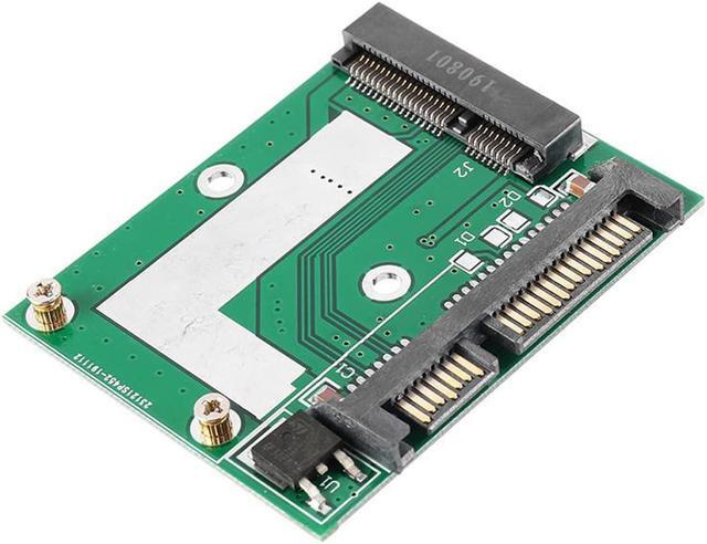 Alt view image 4 of 7 - MSATA SSD to 2.5 Inch SATA 6.0GPS Adapter Converter Card Module Board Mini Pcie SSD Compatible SATA3.0Gbps/SATA 1.5Gbps