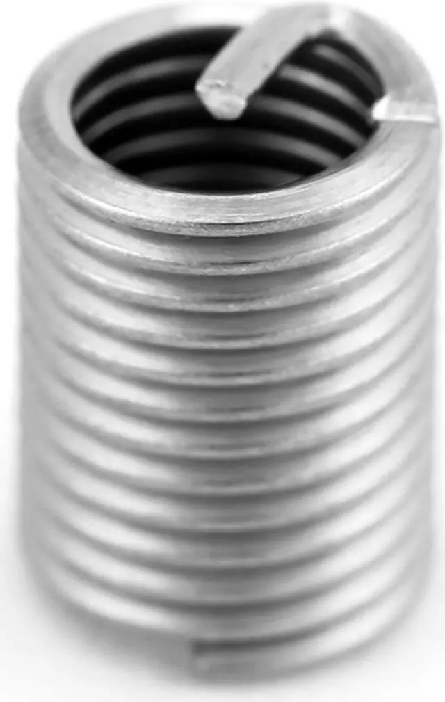 Alt view image 5 of 7 - 50pcs/Lot M6 x 1.0 x 2.5 D Screw Thread Insert Stainless Steel Coiled Wire Screws Sleeve Coiled Wire Helical Screw Repair Insert