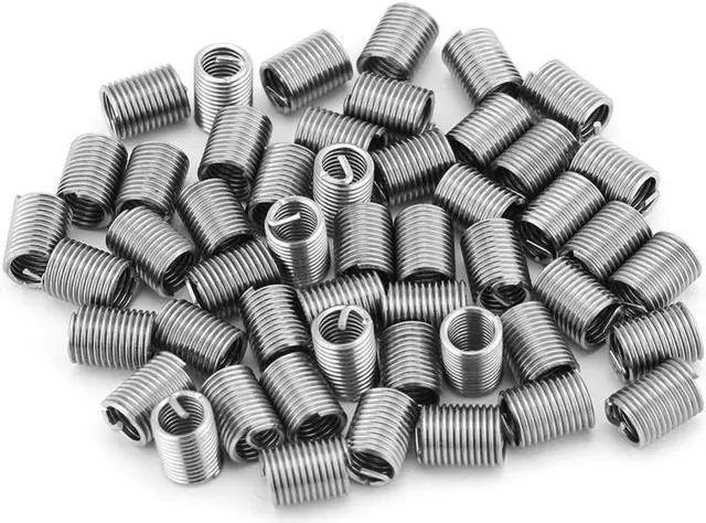 Main image of 50pcs/Lot M6 x 1.0 x 2.5 D Screw Thread Insert Stainless Steel Coiled Wire Screws Sleeve Coiled Wire Helical Screw Repair Insert