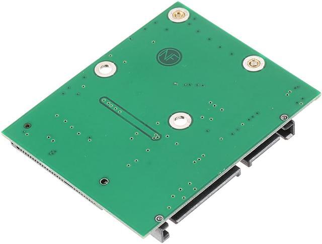 Alt view image 2 of 7 - MSATA SSD to 2.5 Inch SATA 6.0GPS Adapter Converter Card Module Board Mini Pcie SSD Compatible SATA3.0Gbps/SATA 1.5Gbps