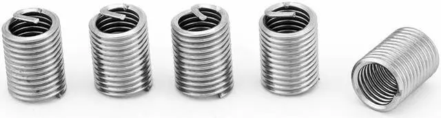 Alt view image 6 of 7 - 50pcs/Lot M6 x 1.0 x 2.5 D Screw Thread Insert Stainless Steel Coiled Wire Screws Sleeve Coiled Wire Helical Screw Repair Insert