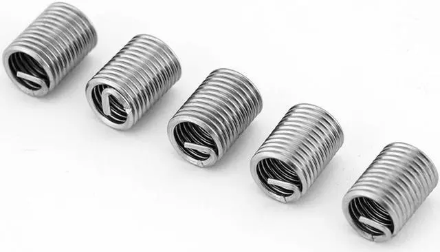Alt view image 7 of 7 - 50pcs/Lot M6 x 1.0 x 2.5 D Screw Thread Insert Stainless Steel Coiled Wire Screws Sleeve Coiled Wire Helical Screw Repair Insert