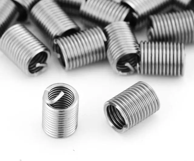 Alt view image 3 of 7 - 50pcs/Lot M6 x 1.0 x 2.5 D Screw Thread Insert Stainless Steel Coiled Wire Screws Sleeve Coiled Wire Helical Screw Repair Insert
