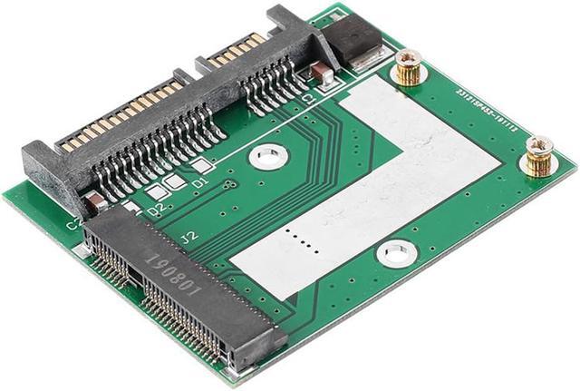 Alt view image 6 of 7 - MSATA SSD to 2.5 Inch SATA 6.0GPS Adapter Converter Card Module Board Mini Pcie SSD Compatible SATA3.0Gbps/SATA 1.5Gbps
