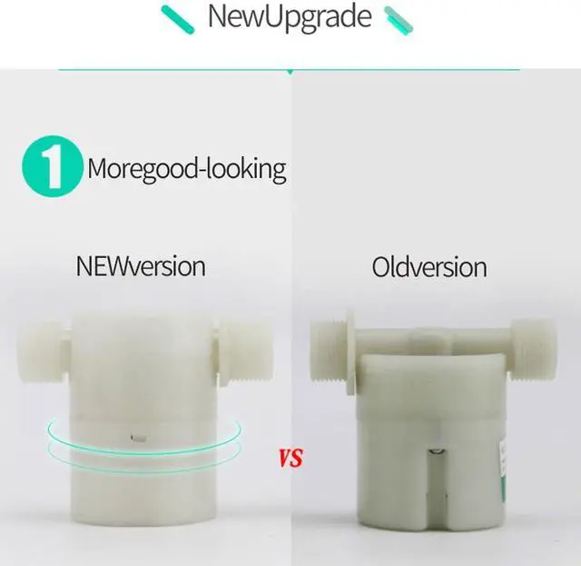 Alt view image 6 of 7 - ELECALL Automatic Water Level Control Valve Tower Tank Floating Ball Valve 3/4" internally upper inlet EFV-06NS