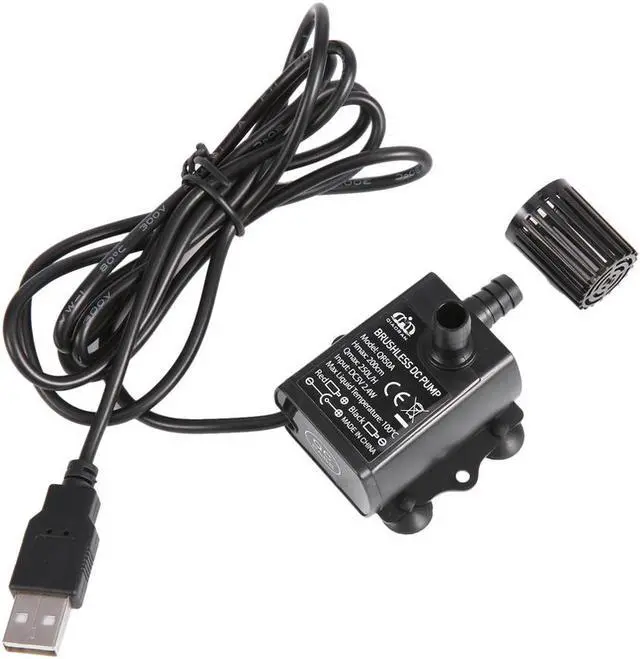 Main image of Ultra-quiet USB Mini Brushless DC Water Pump DC5V 2.4W 250L/H Lift 2m Submersible Fountain Aquarium Circulating