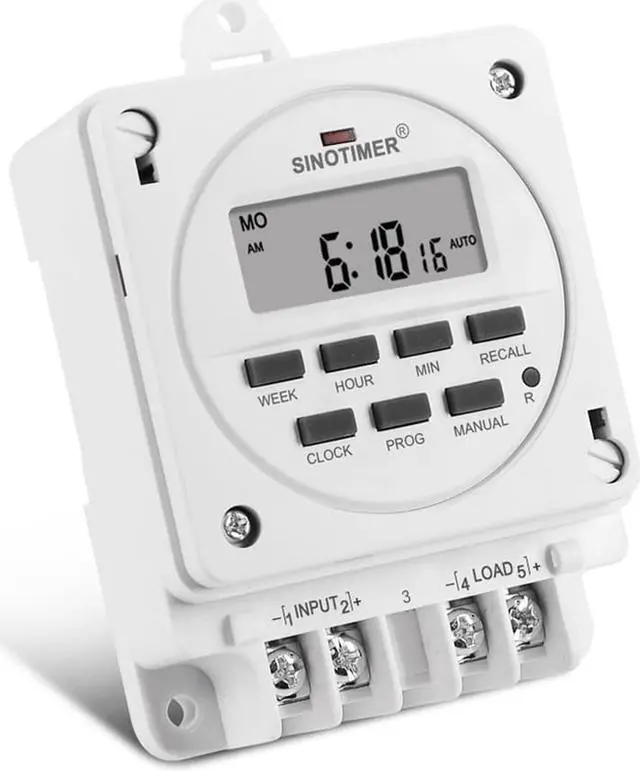 Alt view image 4 of 4 - AC 220V Volt Voltage Output Digital 7 Days Weekly Programmable Timer Switch Time Relay Control