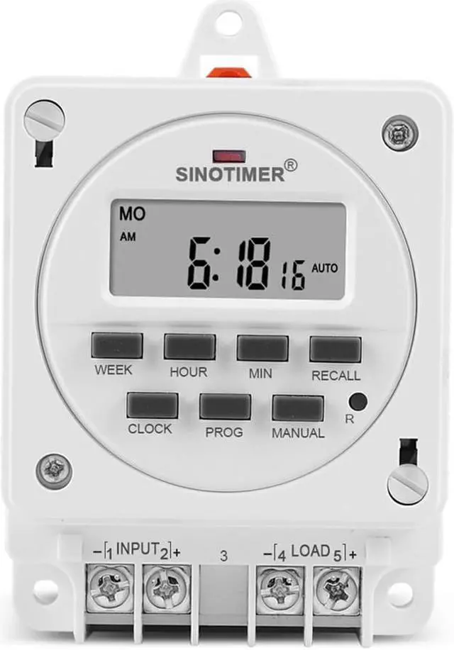 Alt view image 3 of 4 - AC 220V Volt Voltage Output Digital 7 Days Weekly Programmable Timer Switch Time Relay Control