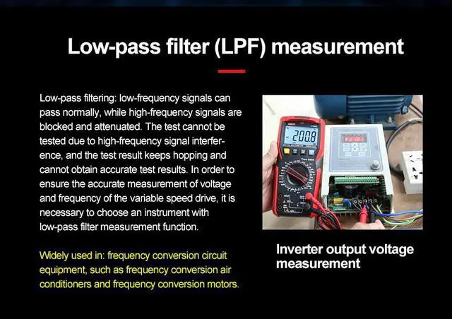 Alt view image 4 of 6 - UNI-T UT89XE Digital Multimeter Professional Tester True RMS Manual Range DC AC Voltmeter Ammeter Capacitor Temperature Meter