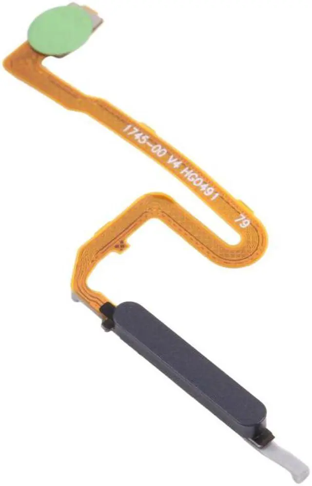 Main image of Fingerprint Scanner Flex Cable Touch ID Sensor Home Button Key Smartphone Repair Parts For Xiaomi Redmi Note 10 Pro - Black