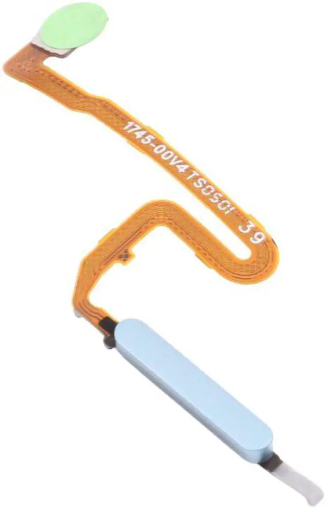 Main image of Fingerprint Scanner Flex Cable Touch ID Sensor Home Button Key Smartphone Repair Parts For Xiaomi Redmi Note 10 Pro - Blue