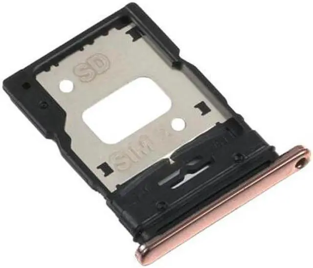 Main image of Sim Card Tray Holder SIM Tray Slot Holder Adapter Socket Repair Parts For Xiaomi Mi 11 Lite Mi11 Lite 5G - Pink