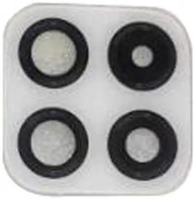 Main image of Camera Rim Lens Cover with Adhesive Sticker For Samsung Galaxy A22 4G A225F - White