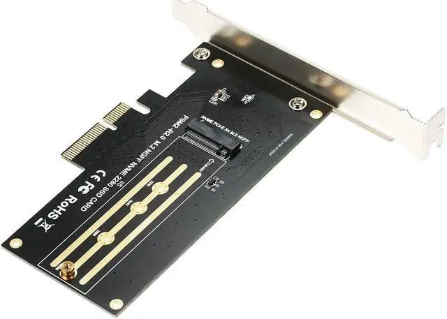 Alt view image 7 of 7 - M.2 NVME Adapter Card M.2 M-key to PCI-E X4 Expansion Card SSD Adapter Card Support NVME High-speed Protocol Wide Compatibility