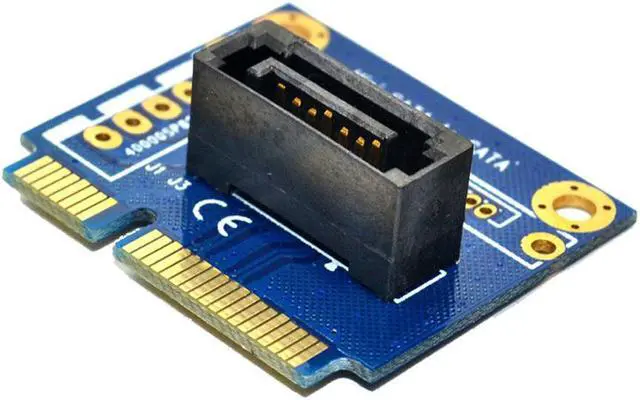 Main image of mSATA to SATA Converter Card Mini SATA to 7Pin SATA PCI-e Extension Adapter Half-size for 2.5" 3.5" HDD SSD Hard Drive
