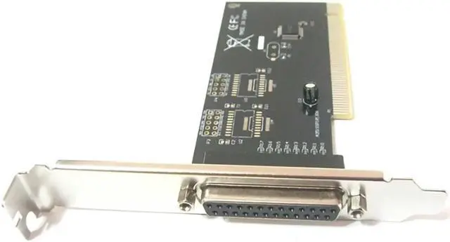 Alt view image 2 of 6 - PCI Expansion Card 25 Pin Parallel LPT PCI to Parallel Db25 Printer Port Controller Card Converter Adapter