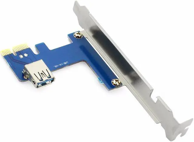 Alt view image 3 of 7 - PCIe 1 to 4 PCI Express 1X Slots Riser Card Mini ITX to External 4 PCI-e Slot Adapter PCIe Port Multiplier Card