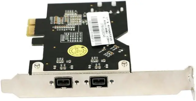 Alt view image 2 of 4 - PCI Express PCI-E x1 to 3 Ports 1394B Controller Card Add On Card for FireWire 800 IEEE 1394 B 2+1 Digital Camera Video Capture