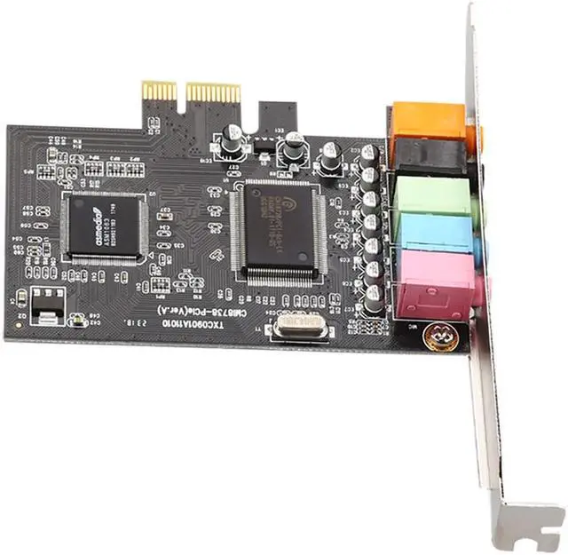 Alt view image 6 of 6 - PCI-E Express 5.1 Stereo Digital Card Desktop Soundcard