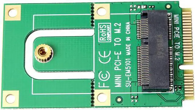 Alt view image 5 of 5 - Mini PCI-E to M.2 Adapter Converter Expansion Card M.2 Key E Interface For M.2 Wireless Bluetooth-Compatible WiFi Module