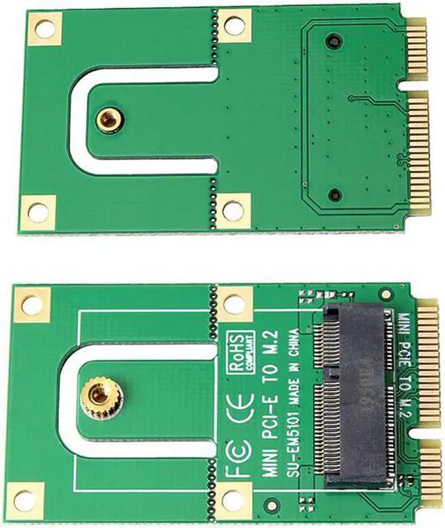 Alt view image 4 of 5 - Mini PCI-E to M.2 Adapter Converter Expansion Card M.2 Key E Interface For M.2 Wireless Bluetooth-Compatible WiFi Module