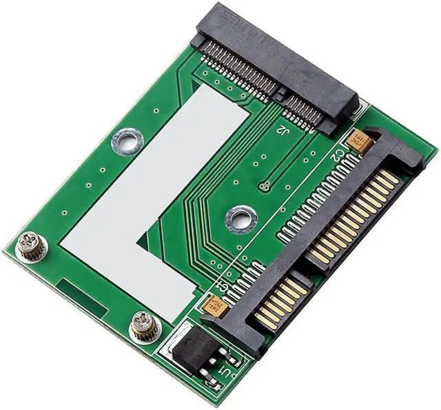 Alt view image 7 of 7 - Mini PCI-E MSATA SSD to 2.5" SATA 6.0Gbps Adapter Converter Card SATA3 MINI PCI Express Module Board for Computer PC Desktop