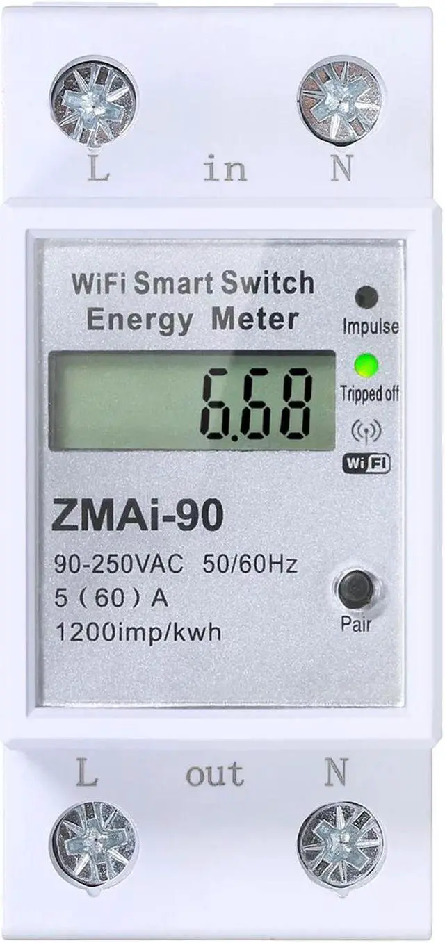 Main image of Wifi Smart Home Energy Monitor Real Time Electricity Meter Easy Installation Remote APP Control