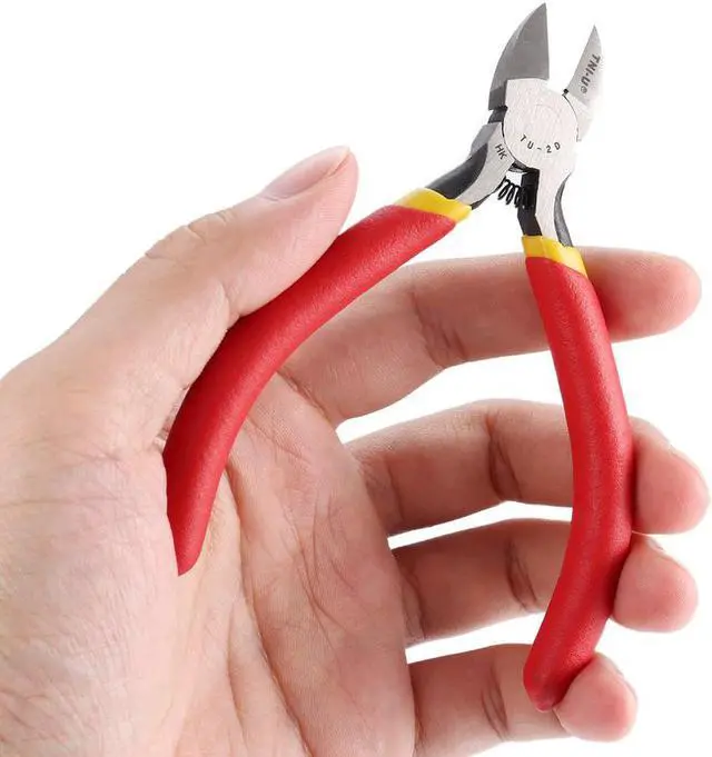 Alt view image 4 of 6 - TU2D 160mm Diagonal Plier Cutter Cutting Copper Cable Wire Repair Clamp DIY Electronic Hand Tool Shear Snip Nipper